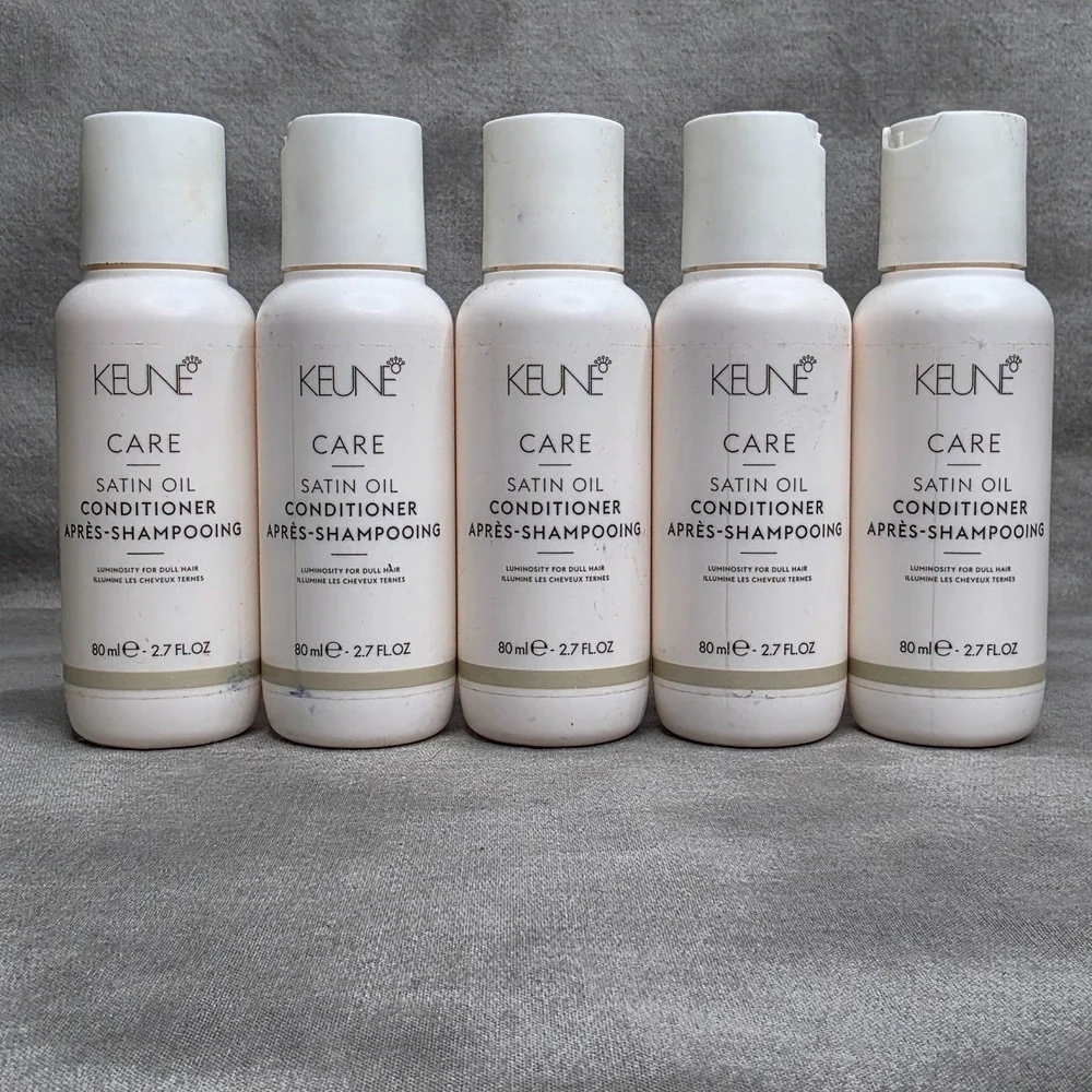 (X5) Keune Care Satin Oil Conditioner 2.7 fl oz ea Travel Size